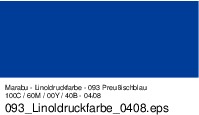 Marabu Aqua Linoldruckfarbe 250ml 093 Preussischblau