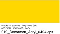 Marabu Decormatt 50ml 140105 019 Gelb