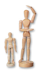 Modellpuppe unisex 11cm