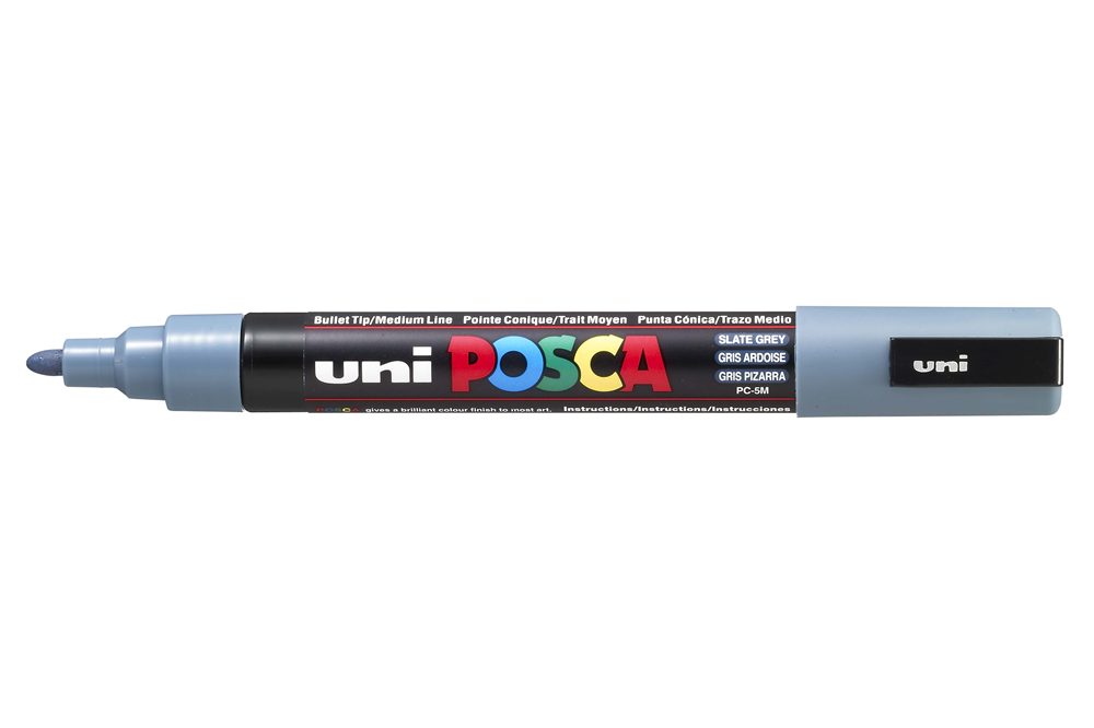 POSCA Marker Konisch M Schiefergrau, PC5M GA
