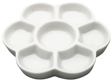 Porzellan Palette 7 Näpfe rund Ø 15cm