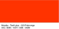 Marabu Textilfarbe plus 50ml 171505 023 Rotorange