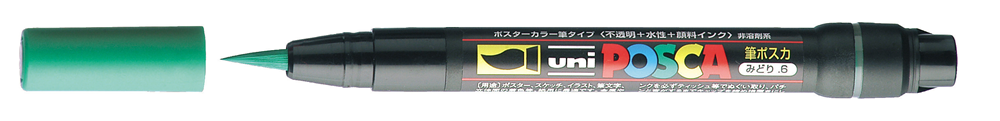 POSCA Marker Brush Grün, PCF350 V