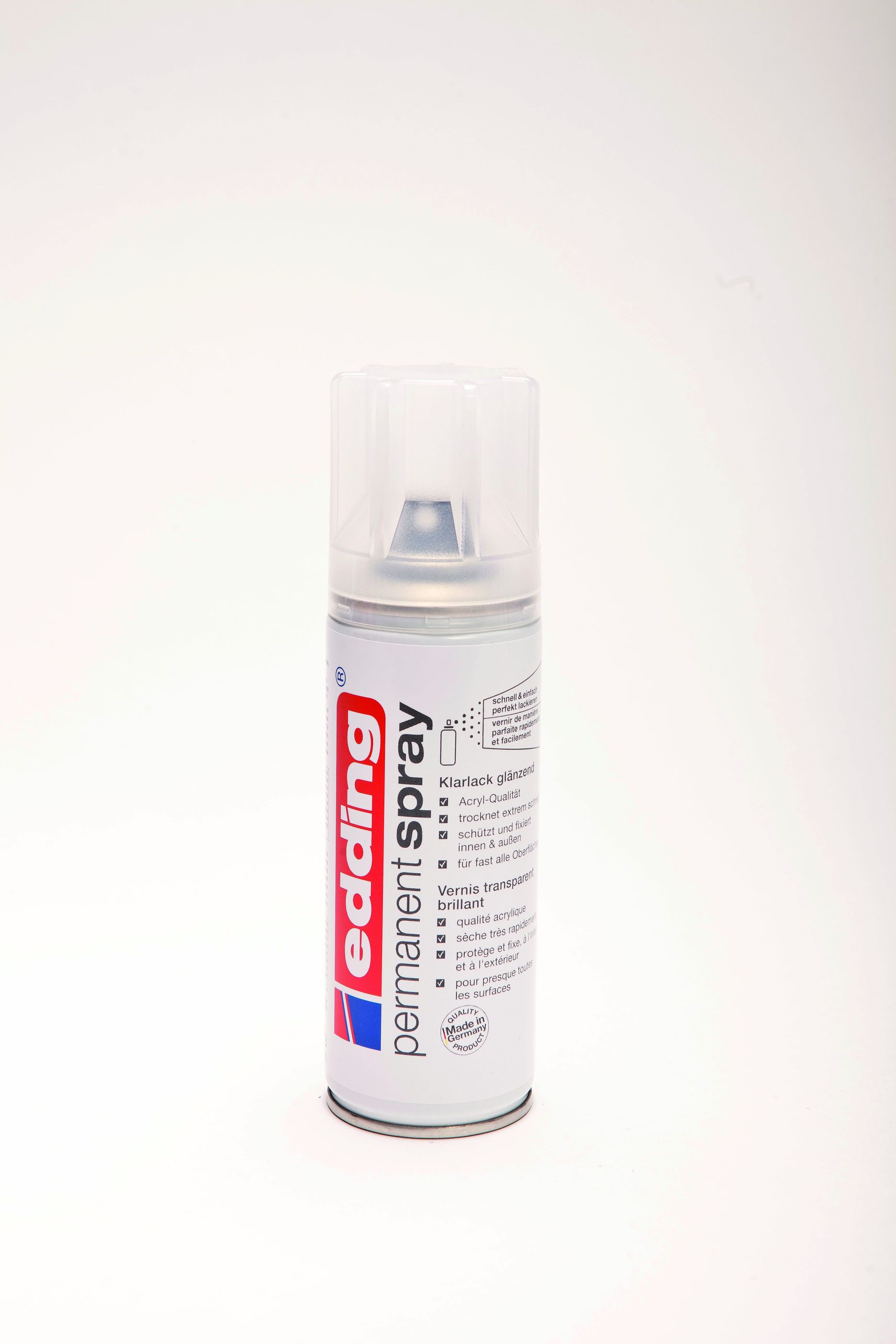 edding e-5200 Permanent Spray 200ml Klarlack glänzend