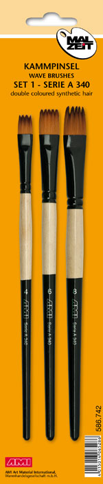 Kammpinsel A340 Set