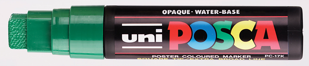 POSCA Marker Eckig EB Dunkelgrün, PC17K VF
