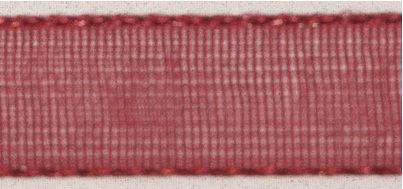 Organzaband 7mm x 10m Rolle weinrot