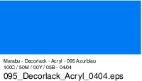 Marabu Decorlack 50ml 113005 095 Azurblau