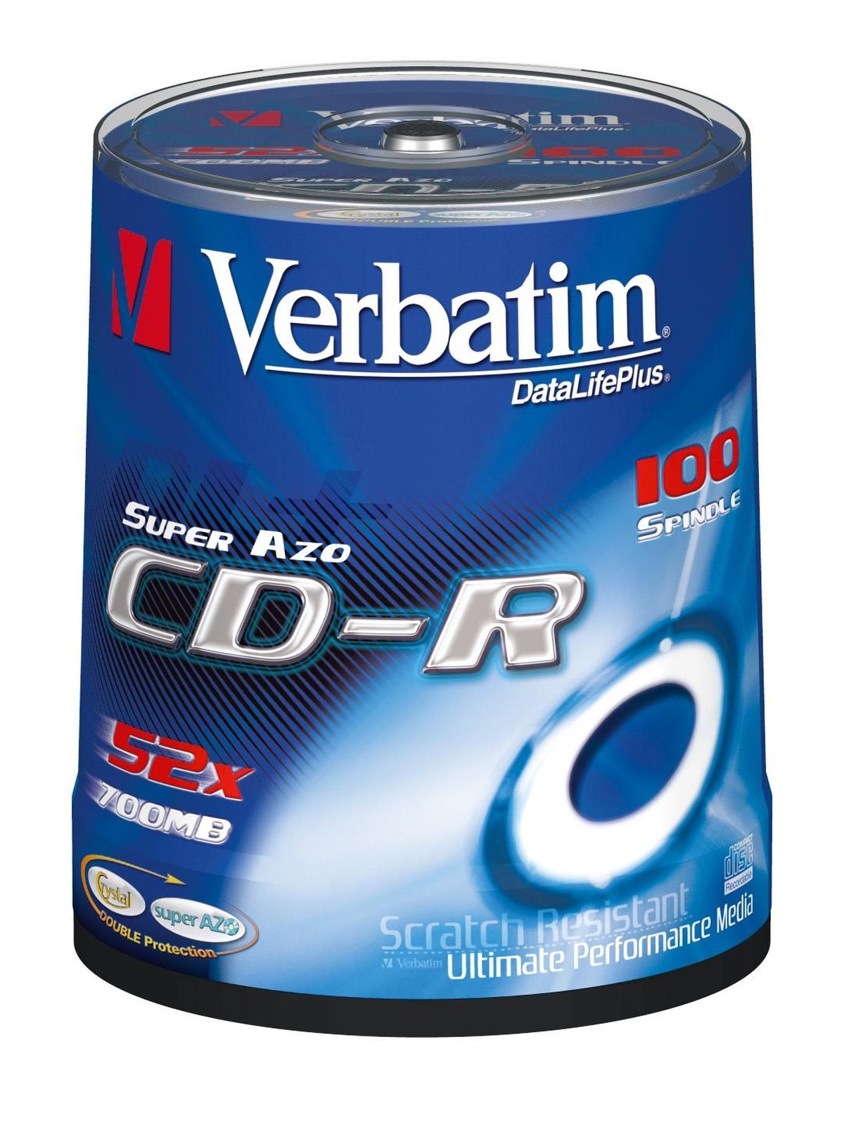 Verbatim CD-R 52 x s/s 700 MB 100er Spindel